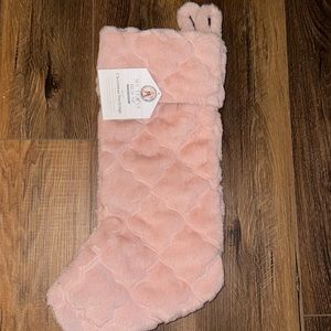 Set of 2 blush pink stockings